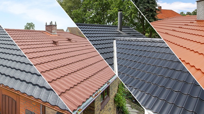 jydsk tagteknik decra faas i mange forskellige farver